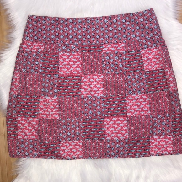 Vineyard Vines Patchwork Pink Skirt Size 4 - Picture 5 of 8